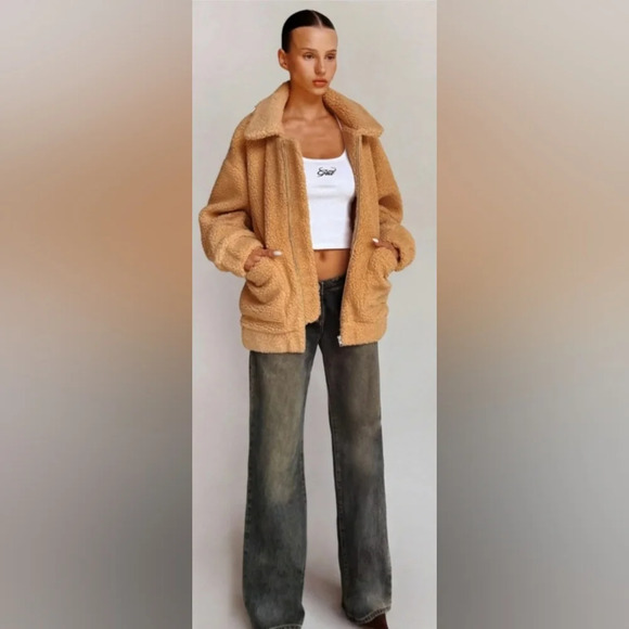 I.AM.GIA | Pixie Teddy Coat, Size S - Picture 2 of 4